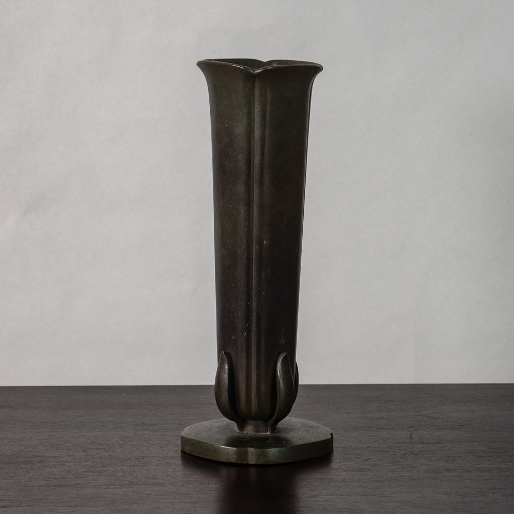 Just Andersen for GAB, Sweden, bronze bud vase J1529