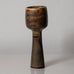 Karl Scheid, Germany, unique stoneware goblet-shaped vase with light brown glaze K2861