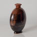 Horst Kerstan, Germany, unique stoneware vase with tenmoku glaze K2870