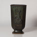 Swedish, bronze vase with dragon in relief and inscription L3028