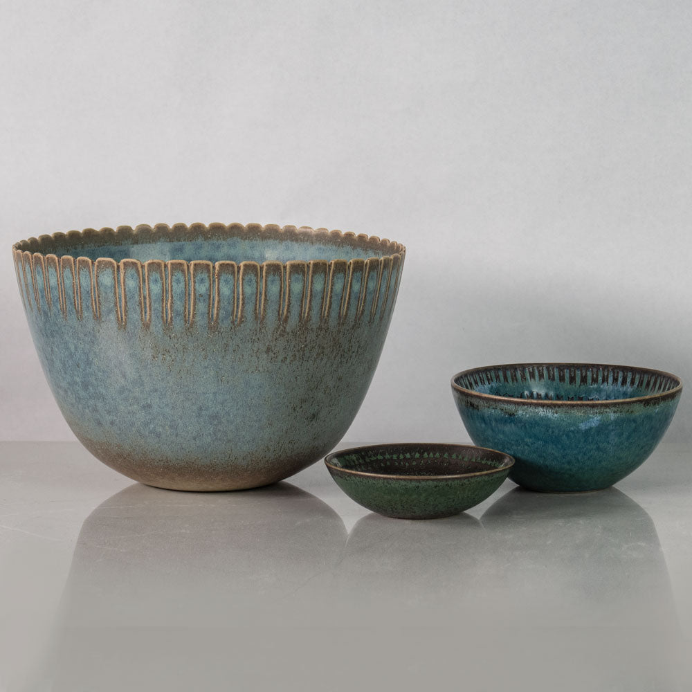 Group of bowls by Stig Lindberg for Gustavsberg, Sweden