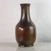 Lotte Lindahl for Bing & Grondahl, Denmark,very large unique stoneware vase with brown glaze J1647