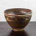 Ebbe Sadolin for Bing & Grondahl, bowl with brown glaze H1433