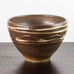 Ebbe Sadolin for Bing & Grondahl, bowl with brown glaze H1433