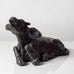Elisabeth Nickles, US, bronze water buffalo sculpture EN1005