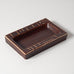 Carl Harry Stålhane for Rörstand, Sweden, rectangular stoneware dish with brown glazes L3421