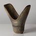 Carl Harry Stålhane for Rorstrand stoneware vase with light brown crystalline glaze L3499