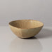 Carl Harry Stålhane for Rörstrand, Sweden, stoneware bowl with yellow haresfur glaze L3412