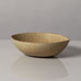 Carl Harry Stålhane for Rörstrand, Sweden, stoneware bowl with yellow haresfur glaze L3412