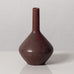 Carl Harry Stalhane for Rorstrand, Sweden, stoneware cabinet vase with brown haresfur glaze L3627