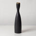 Carl Harry Stålhane for Rörstrand, Sweden, unique stoneware vase with matte dark brown glaze L3405