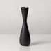 Carl Harry Stålhane for Rörstrand, Sweden, stoneware vase with dark brown haresfur glaze L3477