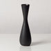 Carl Harry Stålhane for Rörstrand, Sweden, stoneware vase with dark brown haresfur glaze L3477