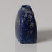 Carl Harry Stålhane for Rörstand, Sweden, miniature vase with matte blue glaze N9417