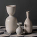 Three white vases by Carl Harry Stålhane for Rörstrand, Sweden