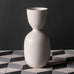 Carl Harry Stålhane for Rörstrand, Sweden, stoneware vase with matte white glaze J1638