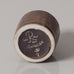 Carl Harry Stålhane for Rörstand, Sweden, miniature vase with matte brown glaze J1456
