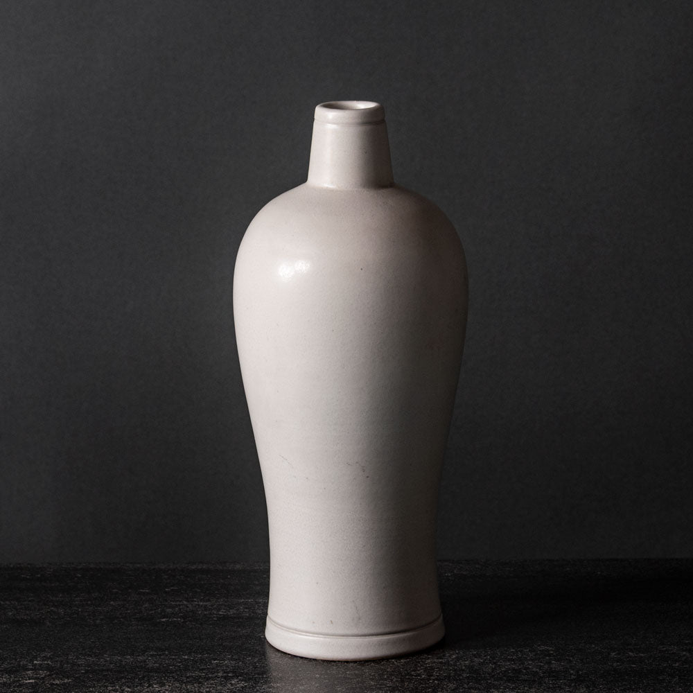 Gunnar Nylund for Rorstrand, Sweden, bottle vase with matte white glaze J1690