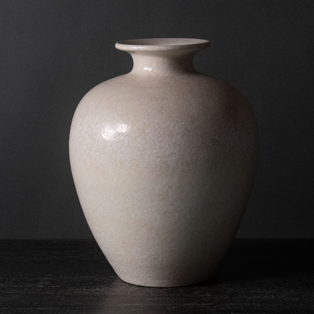 Gunnar Nylund for Rorstrand, Sweden, large vase with matte white glaze J1549