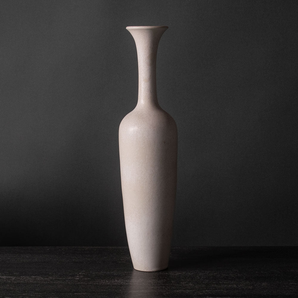 Gunnar Nylund for Rorstrand, Sweden, bottle vase with matte white glaze J1245