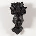 Elisabeth Nickles, US, bronze wall mounted "Nepali Flower Goddess" sculpture EN1001