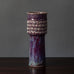Stig Lindberg for Gustavsberg, Sweden,  vase with purple glaze C5199