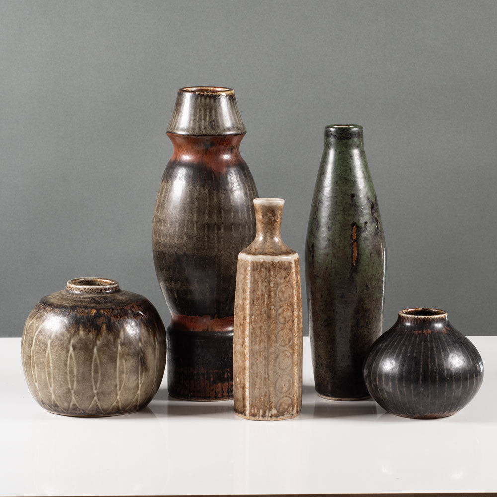 Group of Atelje vases by Carl Harry Stålhane for Rörstrand, Sweden