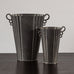 Two pewter vases by CG Hallberg, Sweden