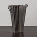 CG Hallberg, Sweden, large pewter handled vase L3678