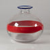 Ulrica Hydman Vallien for Boda, Sweden, round glass vase L3642