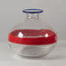 Ulrica Hydman Vallien for Boda, Sweden, round glass vase L3642