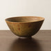 Eva Staehr Nielsen for Saxbo, Denmark, unique stoneware bowl with brown haresfur glaze H1535