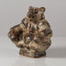 Knud Kyhn for Royal Copenhagen, Denmark, stoneware bear figure L3538