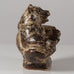 Knud Kyhn for Royal Copenhagen, Denmark, stoneware bear figure L3538