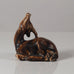 Hugo Liisberg for Saxbo, Denmark. stoneware figure of an antelope L3414