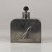 GAB Tenn, Sweden, pewter flask with sailboat relief K2747
