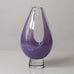 Vicke Lindstrand for Kosta, Sweden Purple glass footed vase N2103