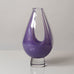 Vicke Lindstrand for Kosta, Sweden Purple glass footed vase N2103