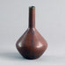 Six vases by Carl Harry Stålhane for Rörstrand, Sweden with reddish brown glaze