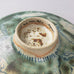 Eric James Mellon, UK, stoneware dish with beech ash glaze and painted figures