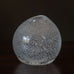 Tapio Wirkkala for Iittala, clear glass vase with internal bubbles H1168