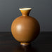 Berndt Friberg for Gustavsberg  vase with brown haresfur glaze H1142