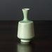 Swen Wejsfelt for Gustavsberg, Sweden, unique stoneware vase with pale green haresfur glaze H1317