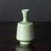 Swen Wejsfelt for Gustavsberg, Sweden, unique stoneware vase with pale green haresfur glaze H1317