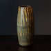 Gunnar Nylund for Rorstrand, vase with striated brown glaze G9493