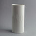 White porcelain cylindrical vase by Tapio Wirkkala for Rosenthal