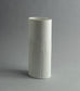 White porcelain cylindrical vase by Tapio Wirkkala for Rosenthal