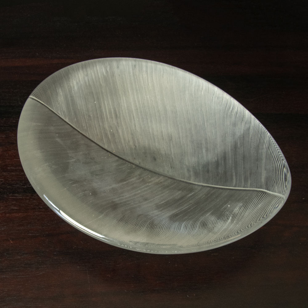 Tapio Wirkkala for Iittala, comb-cut leaf dish H1255