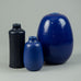 Group of blue vases by Erich and Ingrid Triller for Tobo