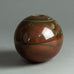 Wilhelm and Elly Kuch, Germany, stoneware vase with glossy brick-red glaze H1076